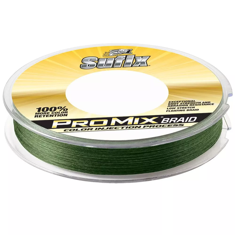 Sufix ProMix Braid - 50lb - Low-Vis Green - 300 yds - 630-150G