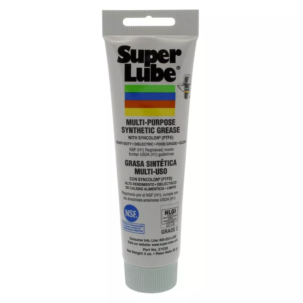 Super Lube Multi-Purpose Synthetic Grease w/Syncolon (PTFE) – 3oz Tube