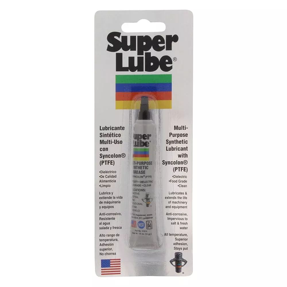 Super Lube Multi-Purpose Synthetic Grease w/Syncolon (PTFE) – .5oz Tube