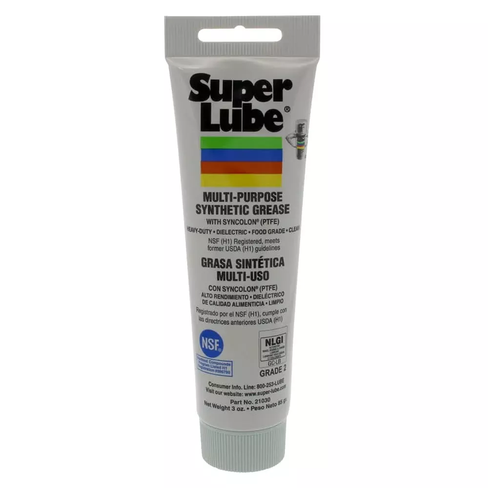 Super Lube Multi-Purpose Synthetic Grease with Syncolon (PTFE) - .3oz Tube - 21030