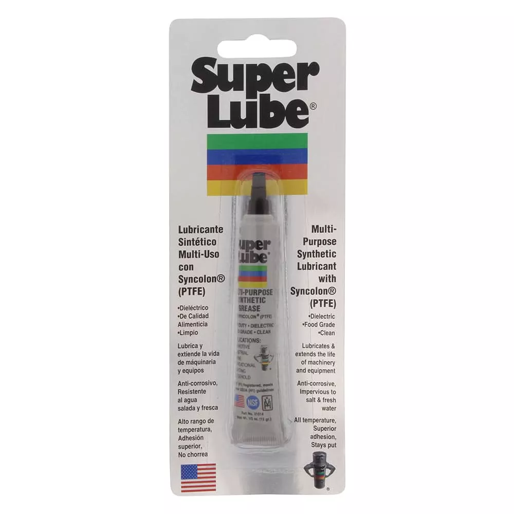 Super Lube Multi-Purpose Synthetic Grease with Syncolon (PTFE) - .5oz Tube - 21010