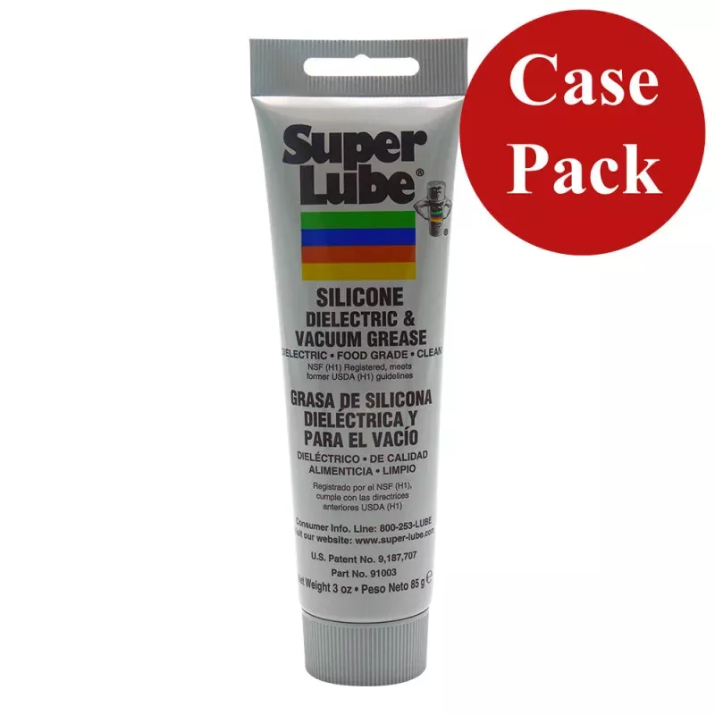 Super Lube Silicone DielectricVacuum Grease – 3oz Tube *Case of 12