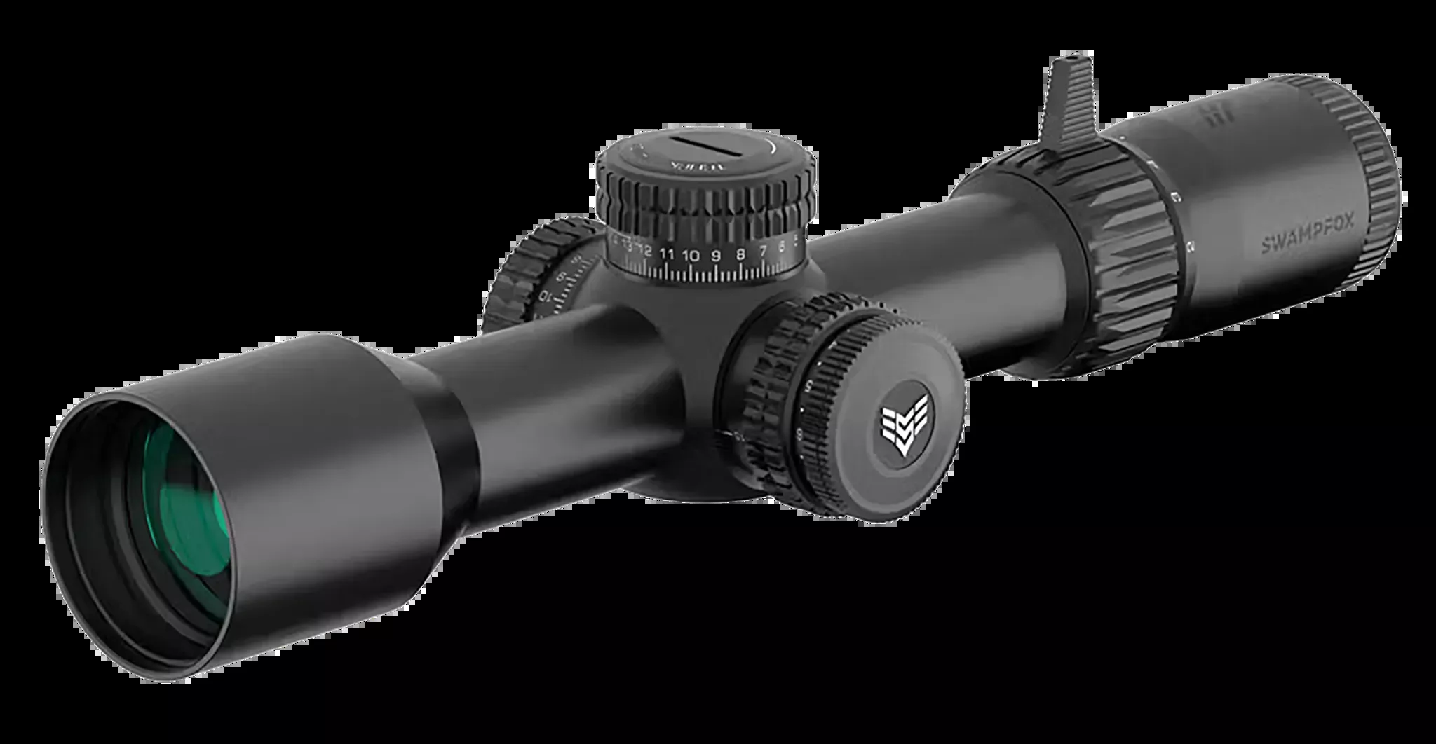Swampfox Warhawk Riflescope – 5-25x56mm Sharpshooter MIL Reticle