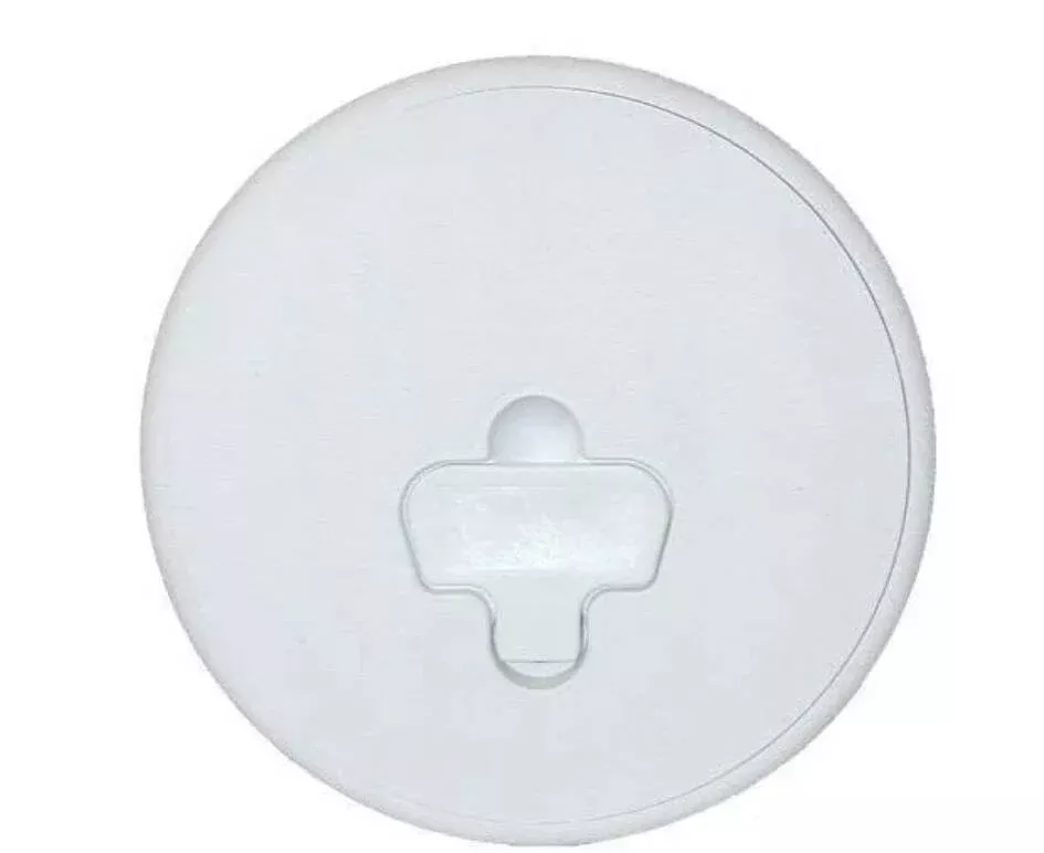 T-H Marine 8″ Quick Release Cam Lock Deck Plate, Polar White• DPCAM-8-2-DP