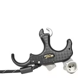 T.R.U. Ball Archery Blade Pro Flex Medium Thumb Release Black and QuickSilver