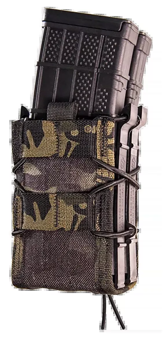 Taco Nylon Rifle Magazine Pouch – Black Multi-Cam
