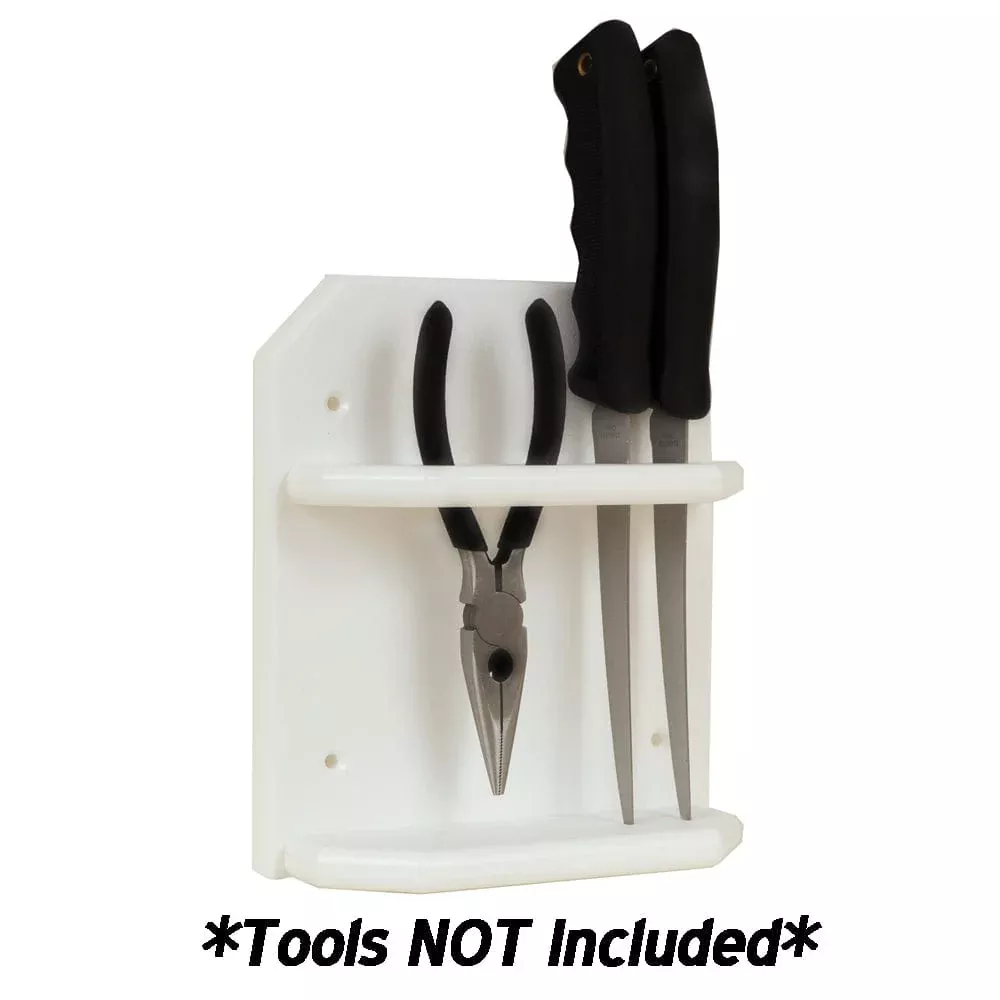 TACO Poly Knife & Plier Holder – White
