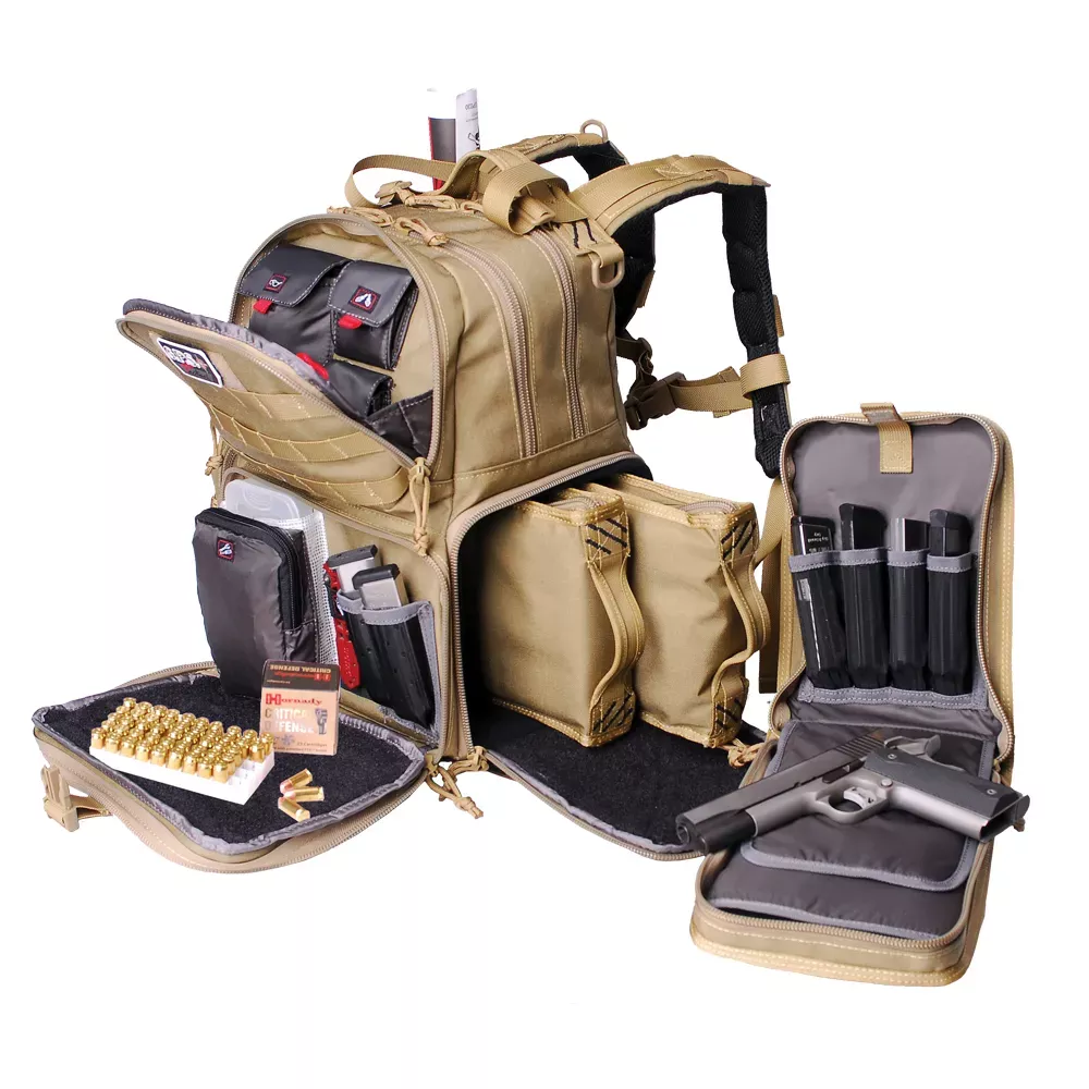 Tactical Range 3 Handgun Backpack – Tan