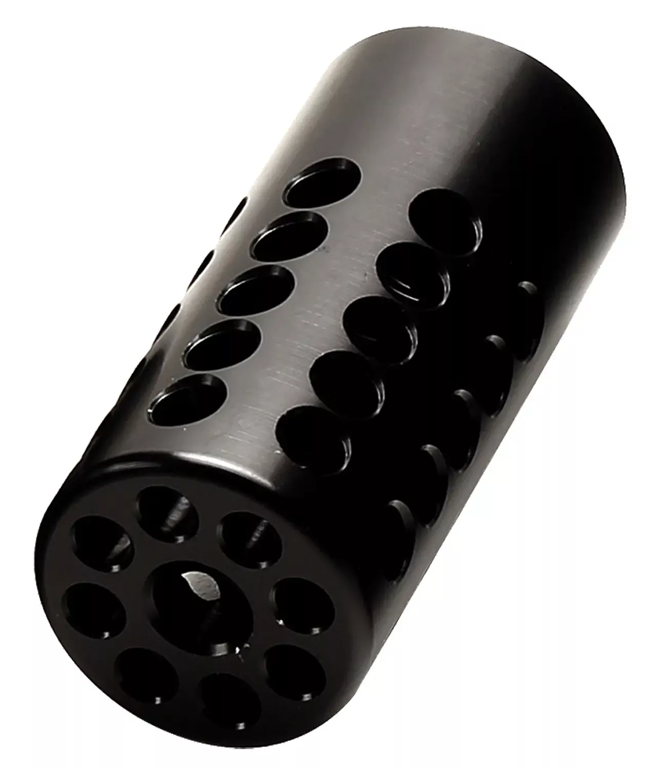 Tactical Solutions Pac-Lite Compensator Black Matte Aluminum with 1/2″-28 tpi Threads for 22 LR Ruger Mark I, III, IV, II