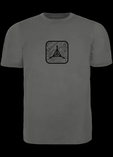 TAD Logo T-Shirt Asphalt