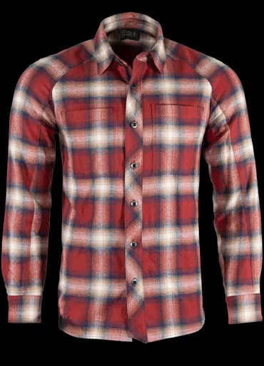 TAD Sanction FX Shirt Cinder Plaid SML Only