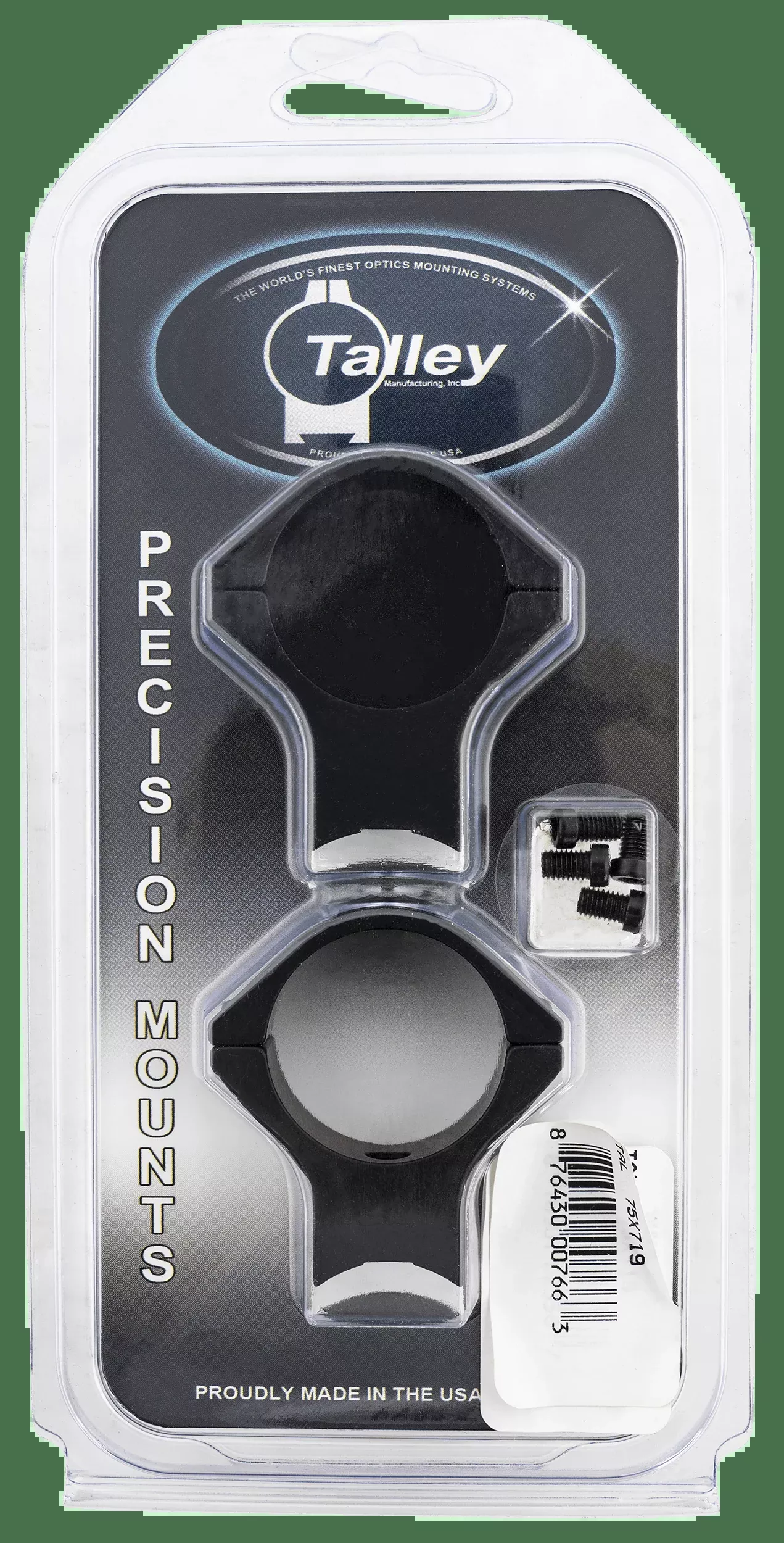 Talley Scope Ring Set, Tal 75x71930mm Savage Round Receiver (8-40Hi