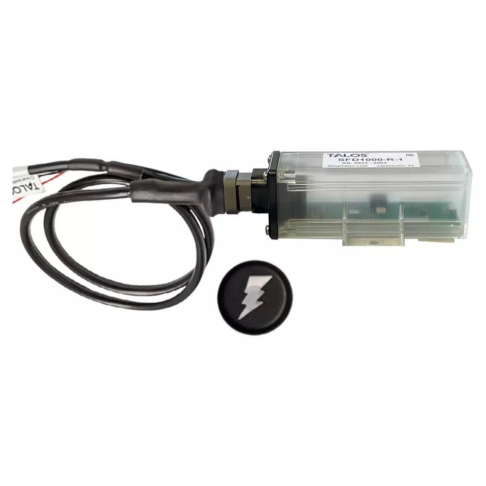 TALOS Remote Housing Lightning Detection System w/3′ Cable – Black Round Indicator w/Translucent Housing
