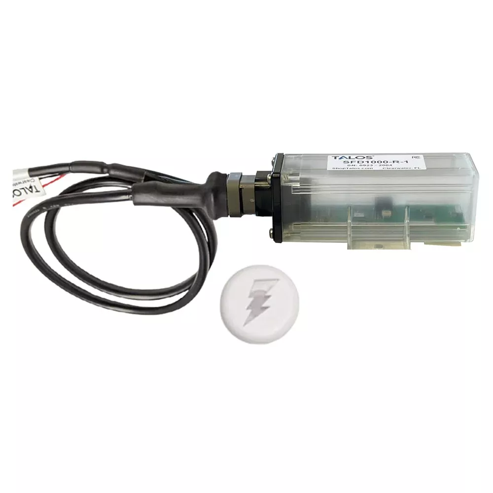 TALOS Remote Housing Lightning Detection System w/3′ Cable – White Round Indicator w/Translucent Housing