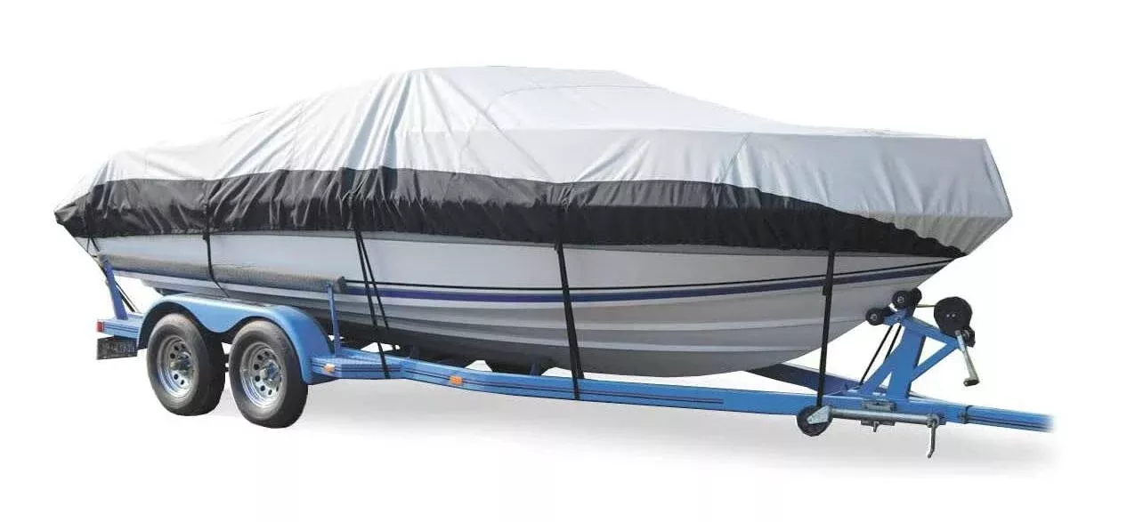 Taylor Made BoatGuard Eclipse Trailerable Boat Cover for Boats with Center Console, 17′ – 19′ CL x 96″ B• 70911