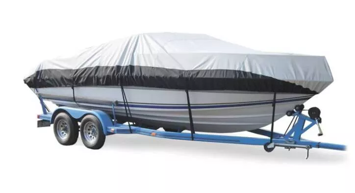 Taylor Made BoatGuard Eclipse Trailerable Boat Cover for V-Hull Runabout Bow Rider, 21′-23′ CL x 102″ B• 70910