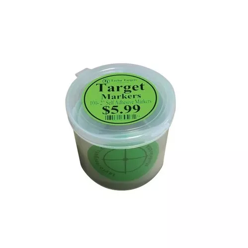 Taylor Targets Green Target Markers – 100 Pieces #GRNMRKRS
