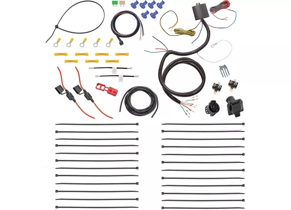 Tekonsha Tow Custom Harness, 7-Way, with ModuLite HD Protector w/Backup and Brake Control Harness• 22551