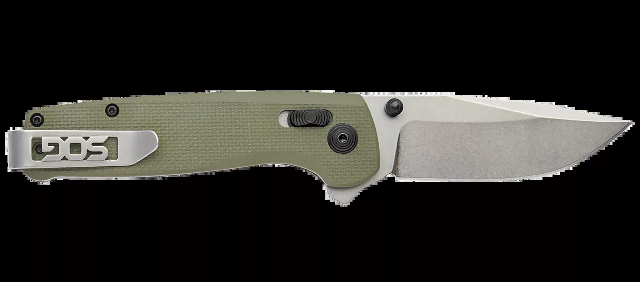Terminus XR 2.95″ Clip Point Folding Knife – OD Green