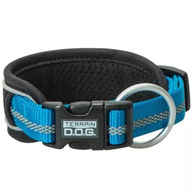 Terrain Dog 1" Large Pad Reflect Collar - Blue