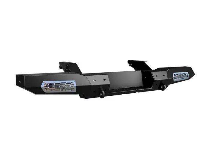 Thumper Fab Can-Am Defender Elite Rear Winch Bumper with Lights, Black• TF040601-BK-L