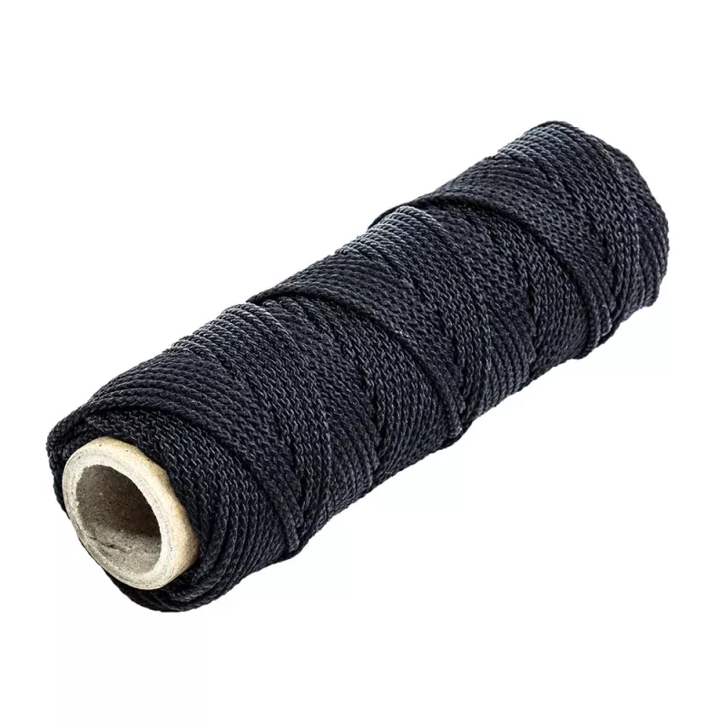 Tigress 100′ of 300lb Nylon Braid – Black