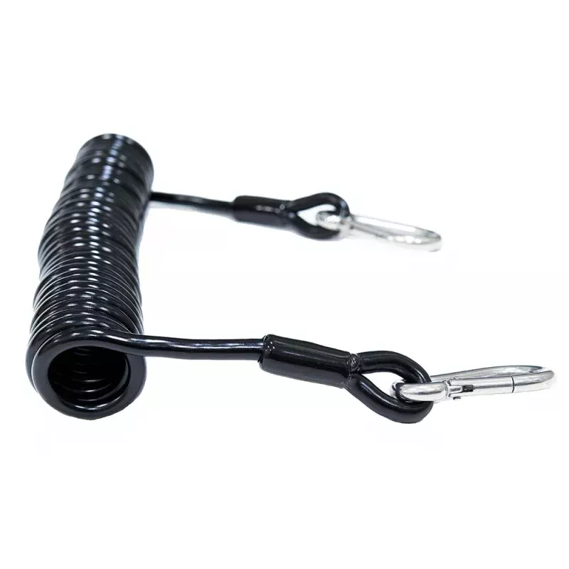 Tigress Heavy-Duty Coiled Safety Tether – 1200lbs