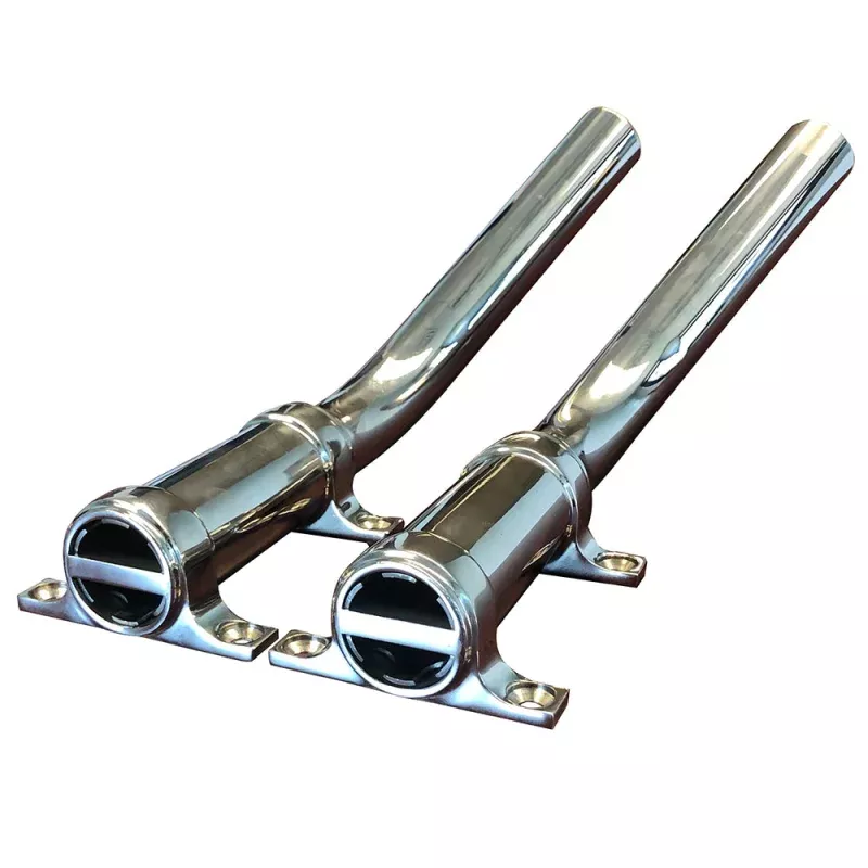 Tigress Side Mount Outrigger Holders – Fabricated 304 S.S. – 1-1/8 I.D.-Pair