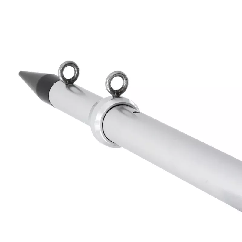 Tigress XD Telescoping Aluminum Center Outrigger Pole – 12 – Silver