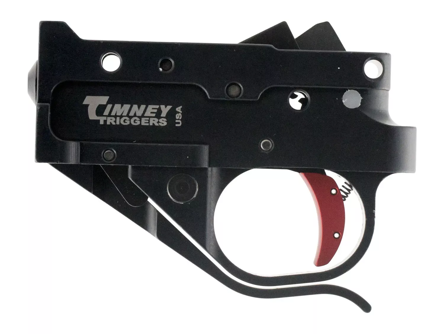 Timney Triggers Replacement TriggerSingle-Stage Curved Trigger with 2.75 lbs Draw Weight & Silver/Black Finish for Ruger 10/22