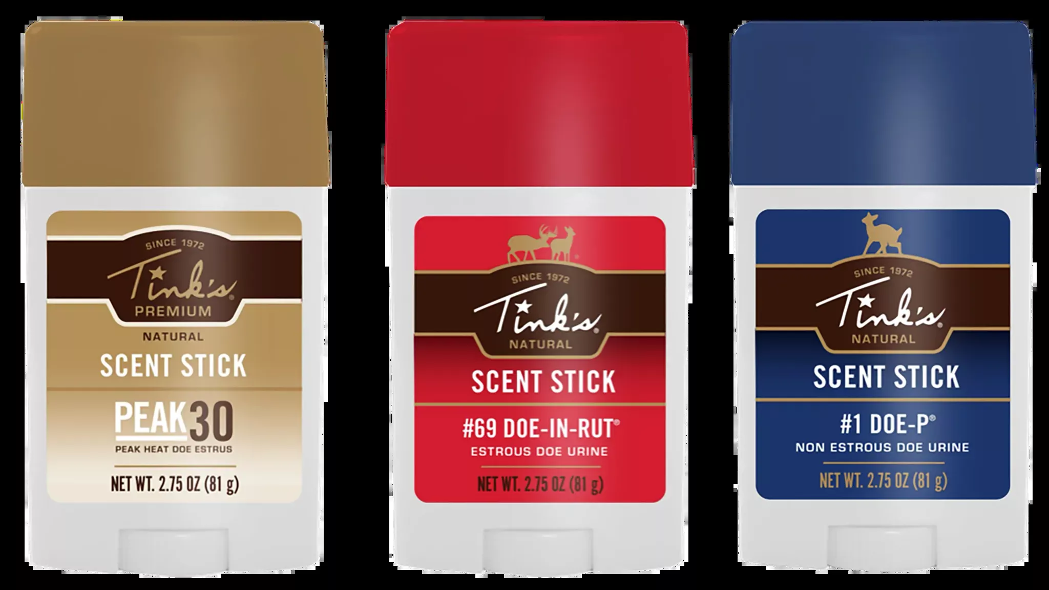 Tinks Deer 2.75 oz Stick 3 Pack