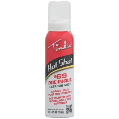 Tinks Hot Shot #69 Doe-in-rut Estrous Mist 3 Oz.