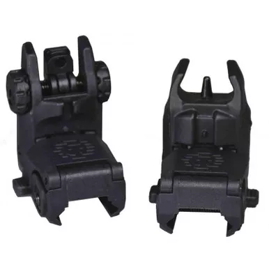 Tippmann Sports Front and Rear Flip Up Sights, Black