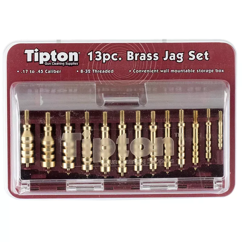 Tipton Jag Set Multi-Caliber Brass 13 Pc