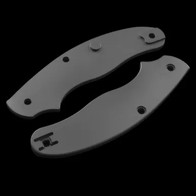 Titech Heinnie Exclusive Spyderco UKPK Titanium Scales