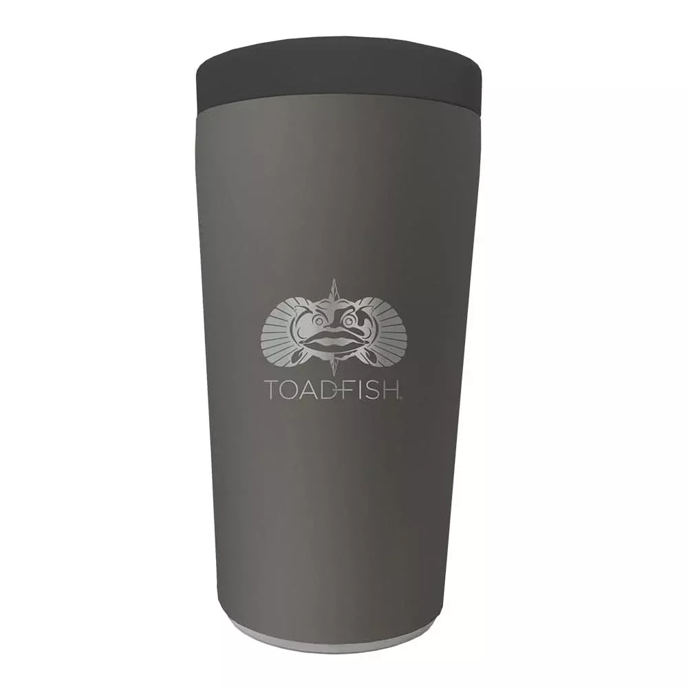 Toadfish Non-Tipping Can Cooler 2.0 - Universal Design - Graphite - 5006