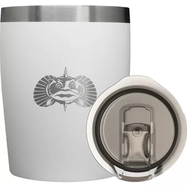 Toadfish Non-tipping Rocks Tumbler White 10 Oz.