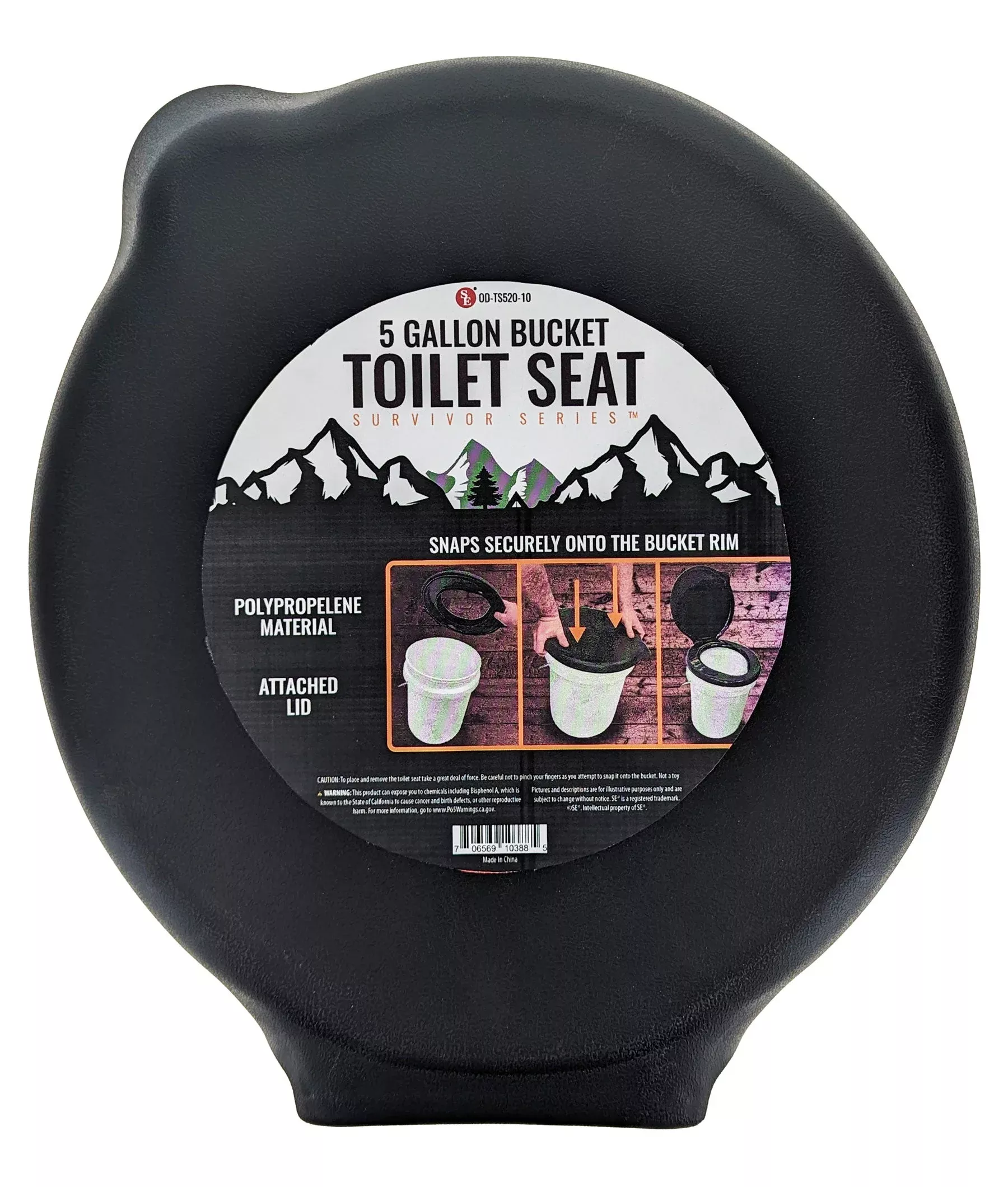 Toilet Seat Bucket Lid – 5 Gallon