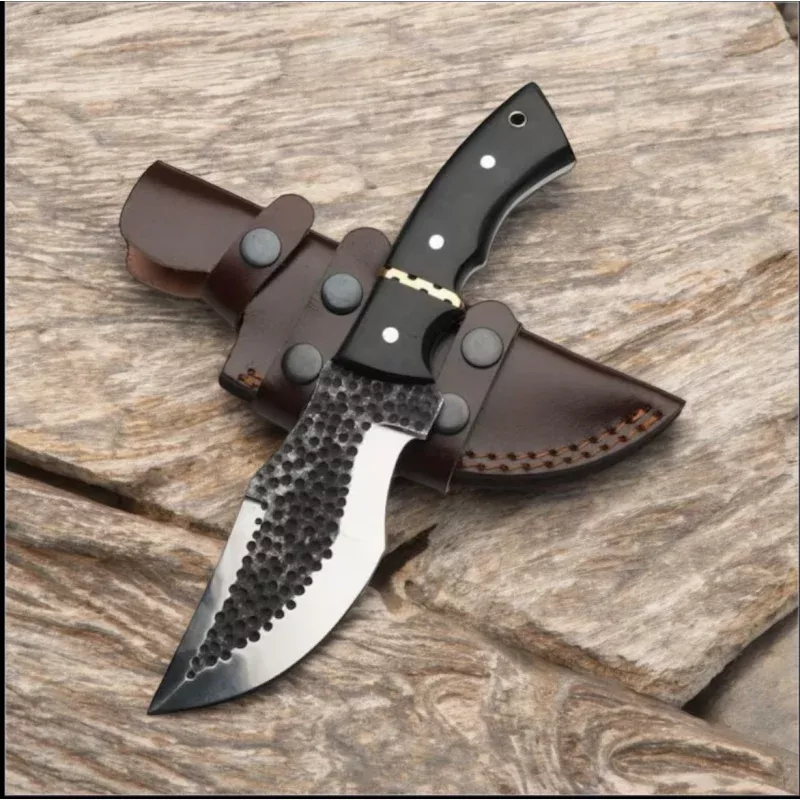Tom Brown Tracker Survival Knife – D2 Steel Blade, Brass & Buffalo Horn Handle