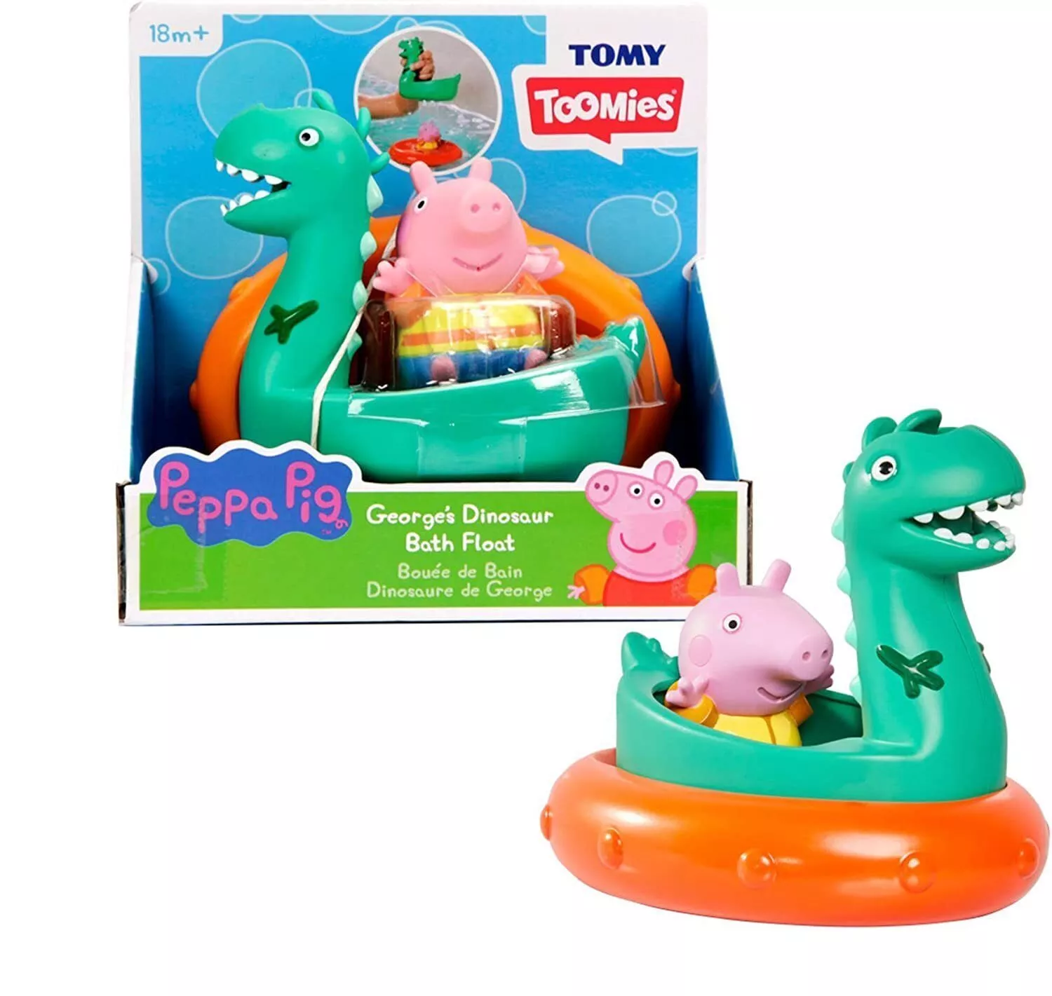 Tomy Toomies Peppa Pig George’s Dinosaur Bath Float Toy #E73106C1