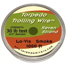 Torpedo Divers Trolling Wire 7-Strand 30 LB.