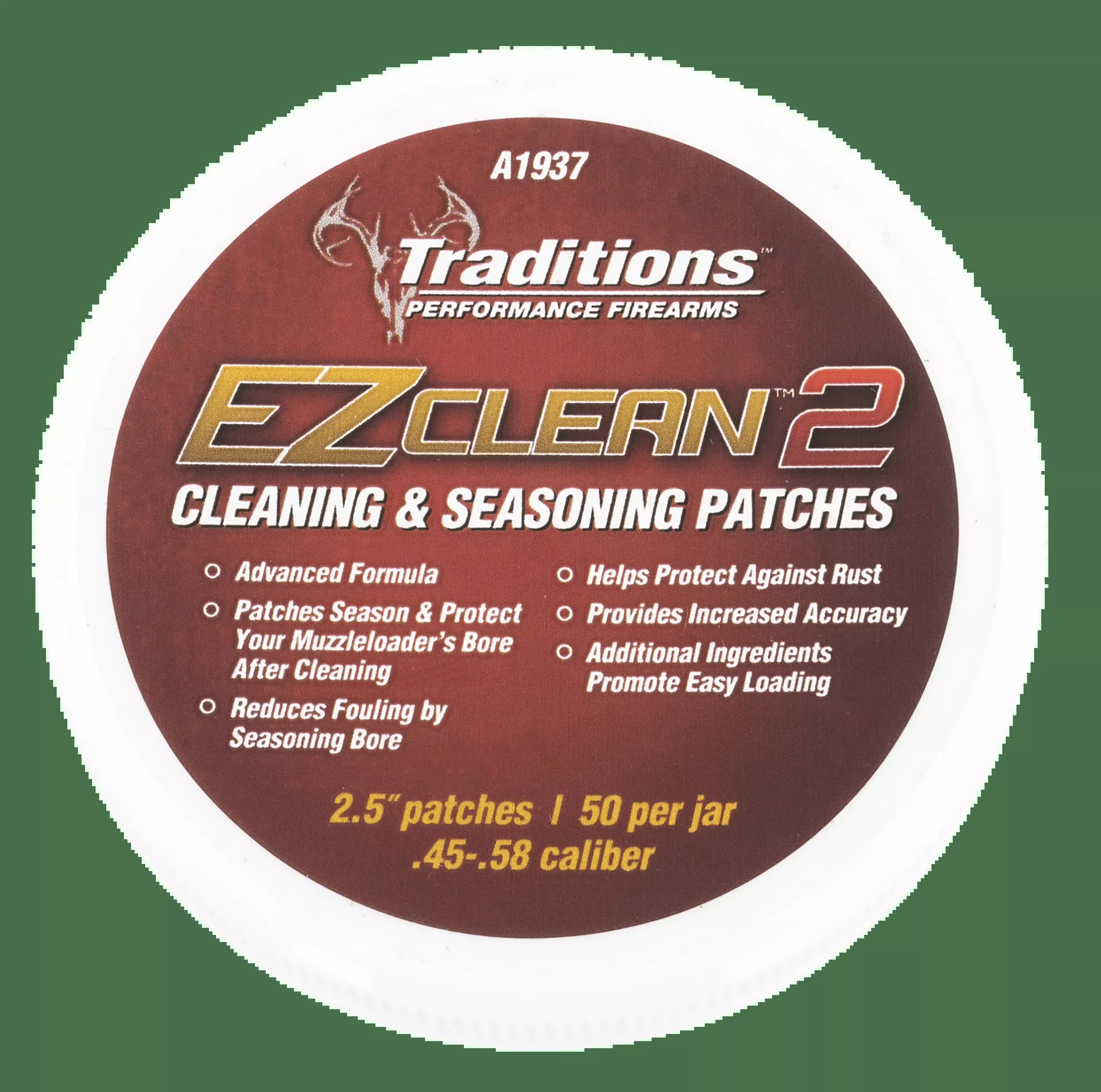 Traditions Ez Clean 2, Trad A1937Ez Clean2 Cln Patches .45-.58c