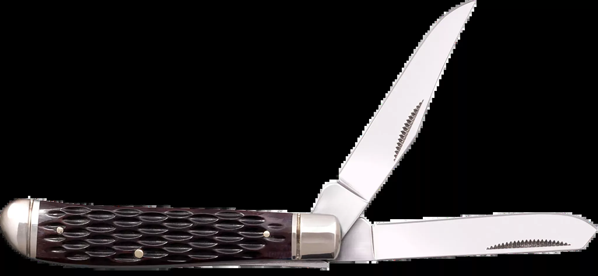 Trapper Mini 2.60″/2.70″ Folding Clip/Spey Plain Blade Knife – Brown