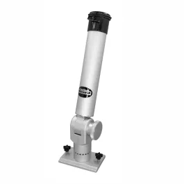 Traxstech Lift & Turn Ratcheting Rod Holder - Silver Clear - GTLT-100