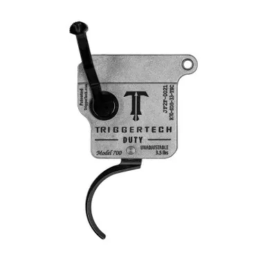 TriggerTech R70-SDB-33-TNC Rem700 Duty - Right Hand, Black Curved, No Bolt Release