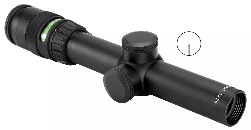 Trijicon AccuPoint Black Hardcoat Anodized 1-4x 24mm 30mm