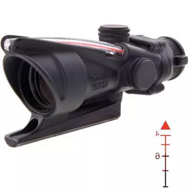 Trijicon ACOG 4X32 Scope DI Chevron .223 Ballistic Reticle, Red TA31F
