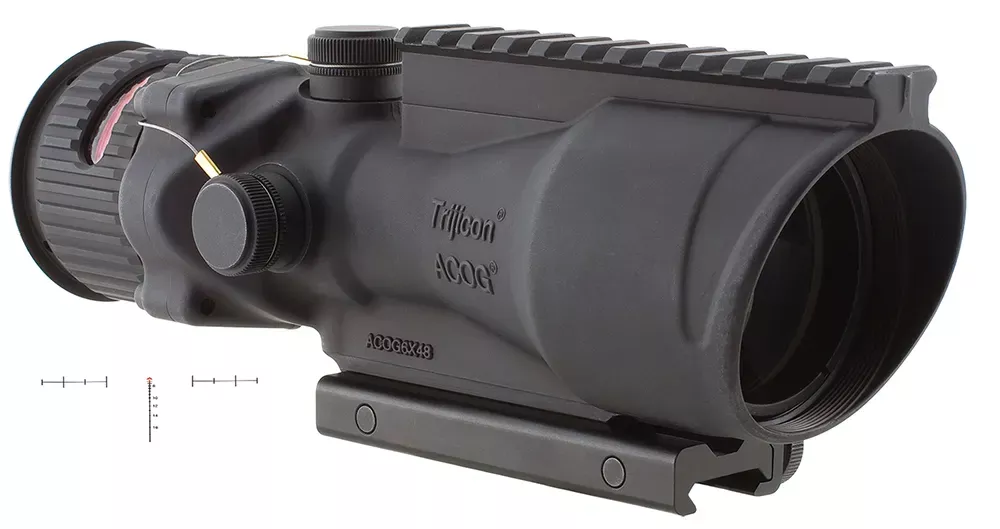 Trijicon ACOG Hardcoat Anodized 6x 48mm Illuminated Red
