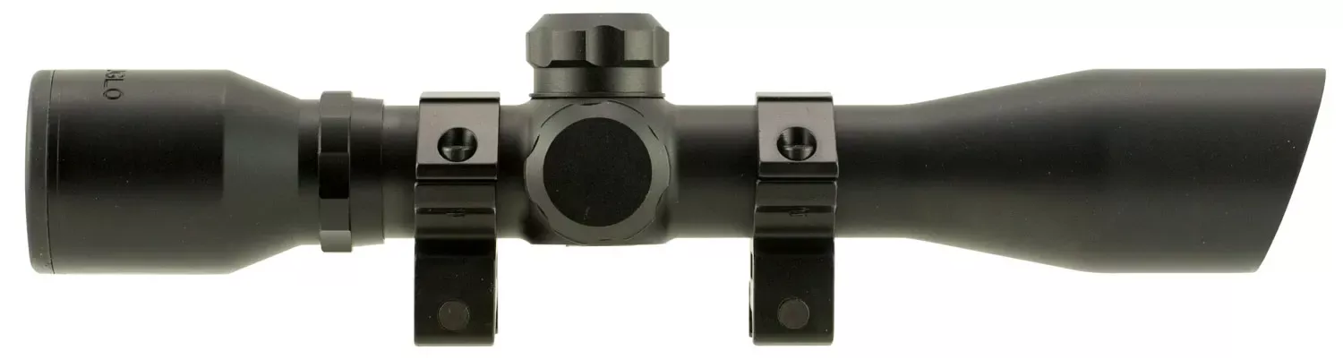 TruGlo Compact Matte Black 4x 32mm 1″ Tube Diamond Reticle