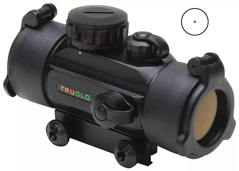 TruGlo TraditionalBlack 1x30mm 30mm Tube 5 MOA Red Dot Reticle